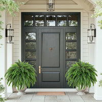 Dkaltm 49" Artificial Boston Fern, Outdoor Faux Plant
