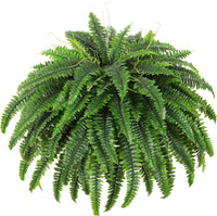 Dkaltm 49" Artificial Boston Fern, Outdoor Faux Plant